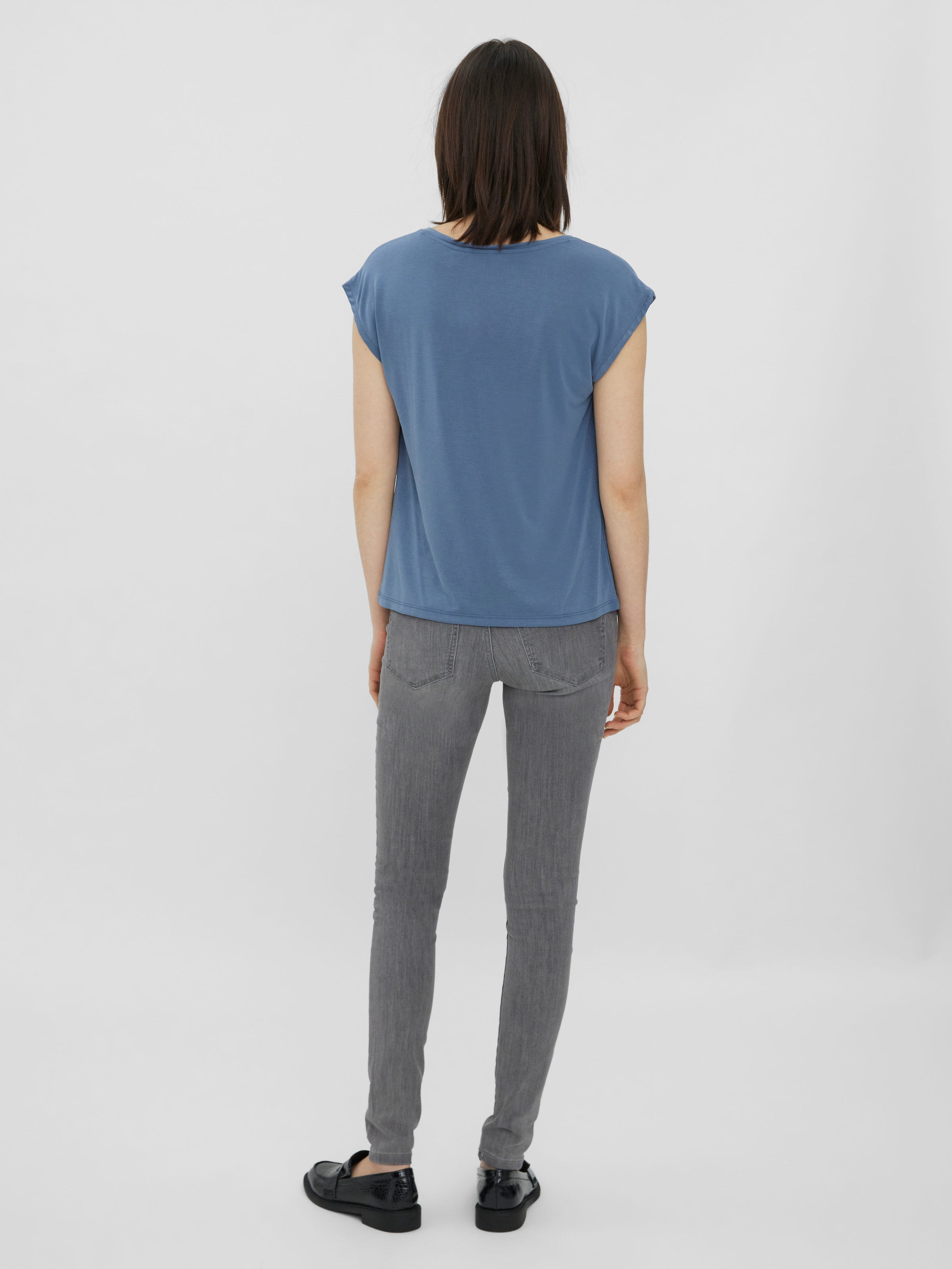 Vero Moda V-Shirt »VMFILLI SS V-NECK TEE GA NOOS«