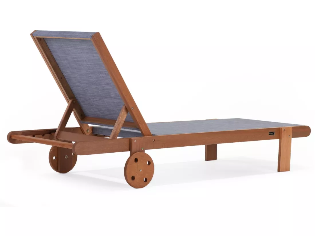 Bain de soleil en bois exotique 