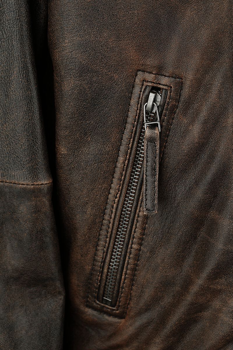 Marvin Slim Fit LANTV | Gipsy Veste en cuir