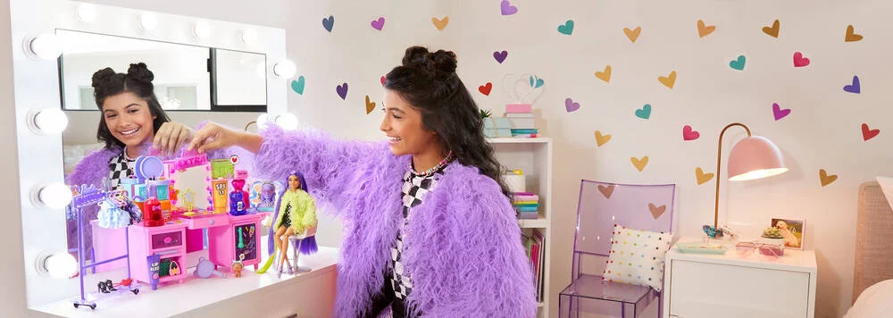 COFFRET POUPEE BARBIE EXTRA STUDIO DE MODE - BARBIE