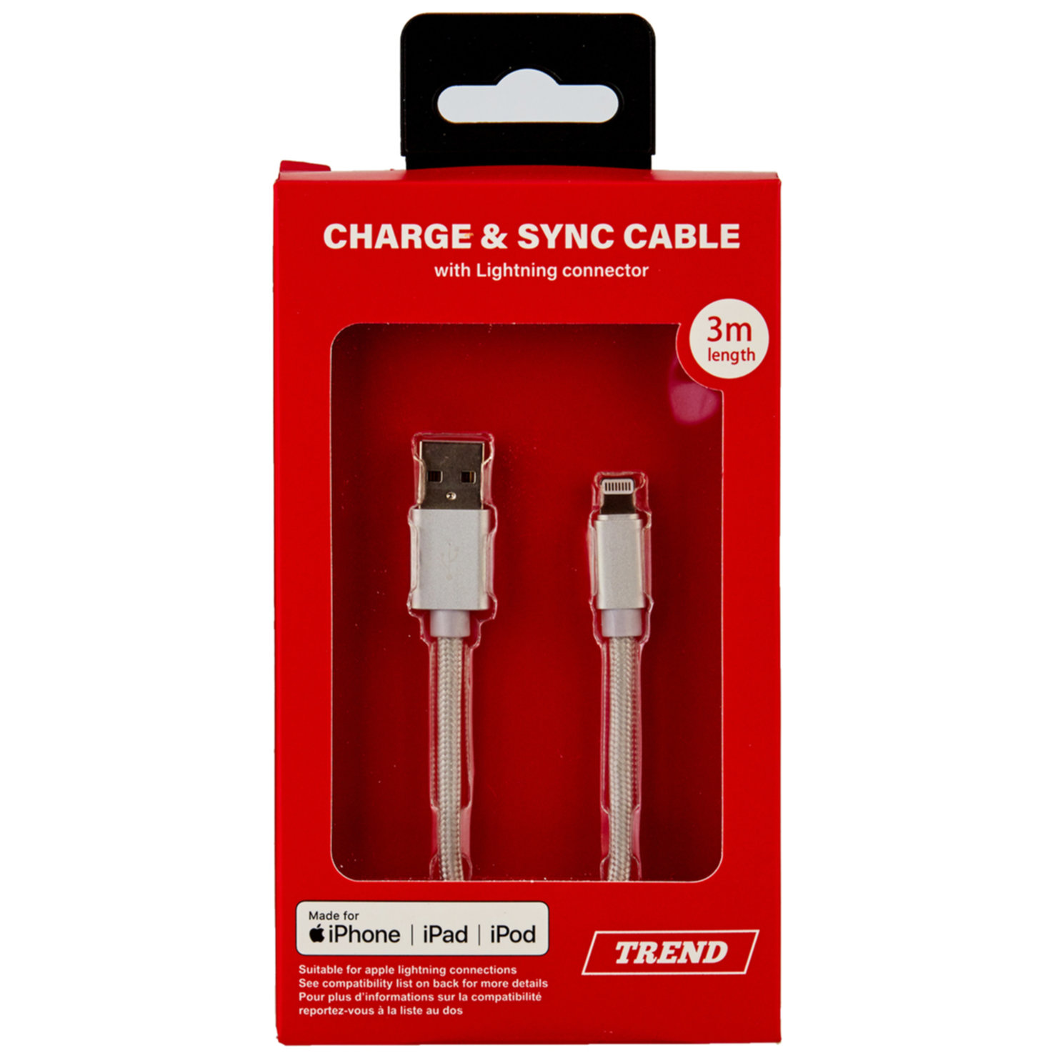 Trend Ladekabel Lightning 3m