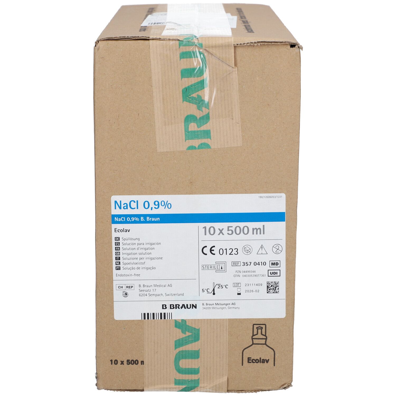 NaCI 0,9% B.Braun Ecolav® Spüllösung