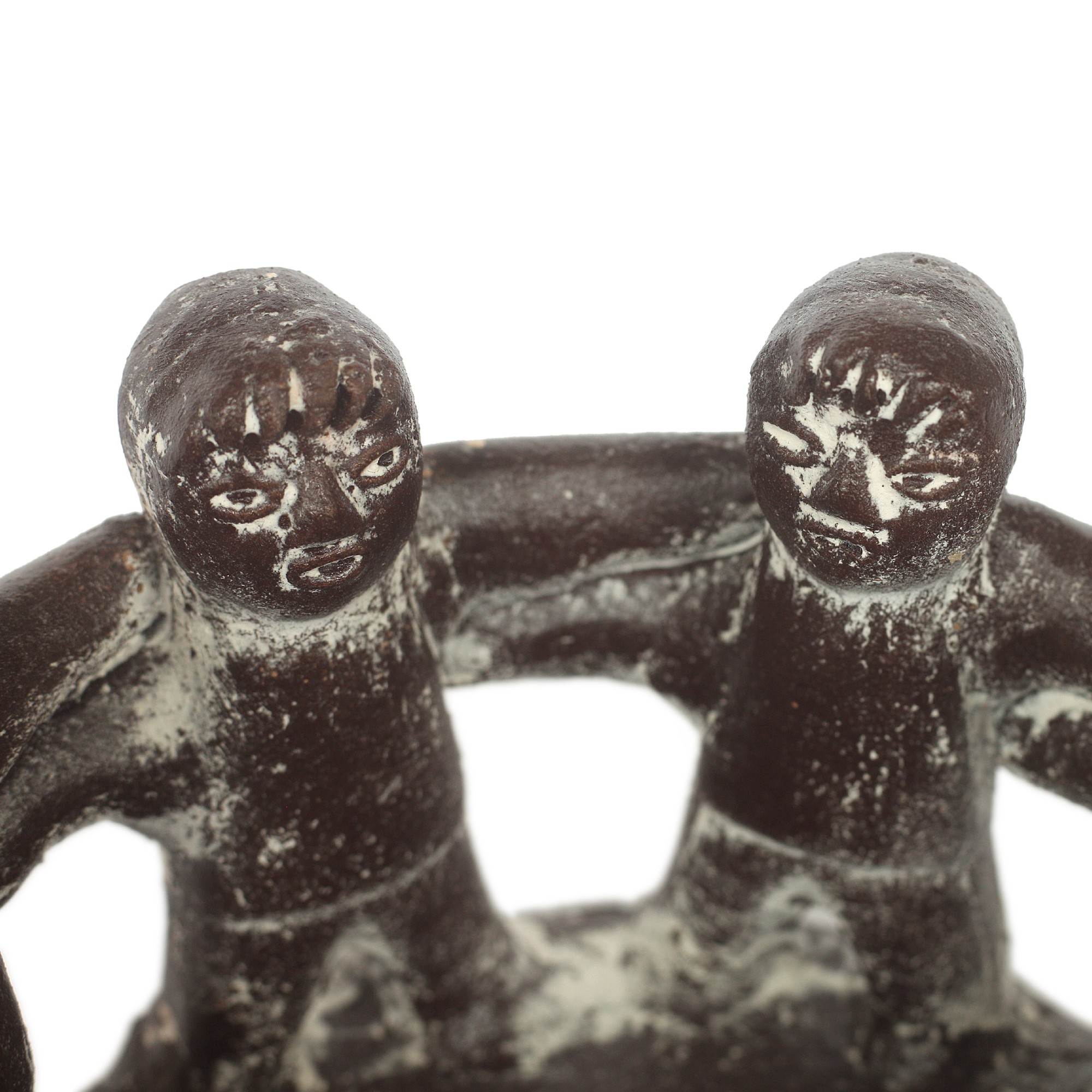 Kerzenhalter 'Friendship Circle 5', braun, Ø 15 cm, H 13 cm von fischer's lagerhaus
