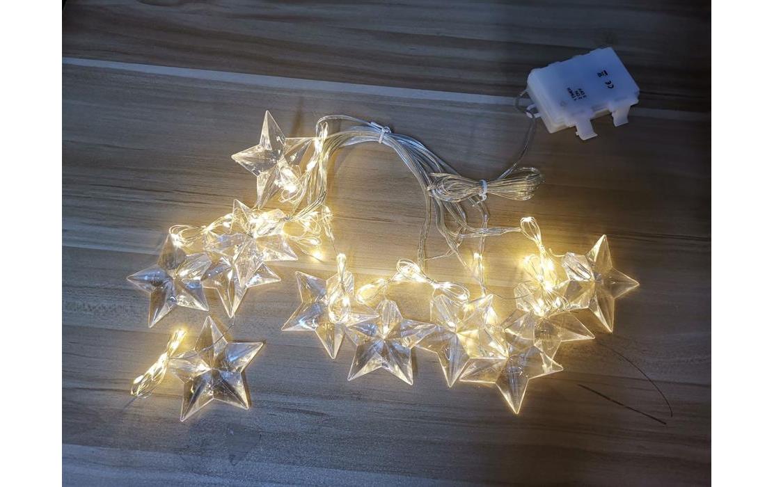 LED-Lichtervorhang mit 11 Strängen, 83 LEDs, 80 x 220 cmLichtervorhang für den Aussenbereich