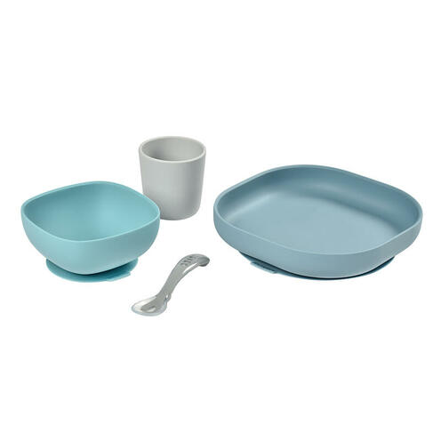 Coffret repas silicone 4 pièces Jungle - BEABA