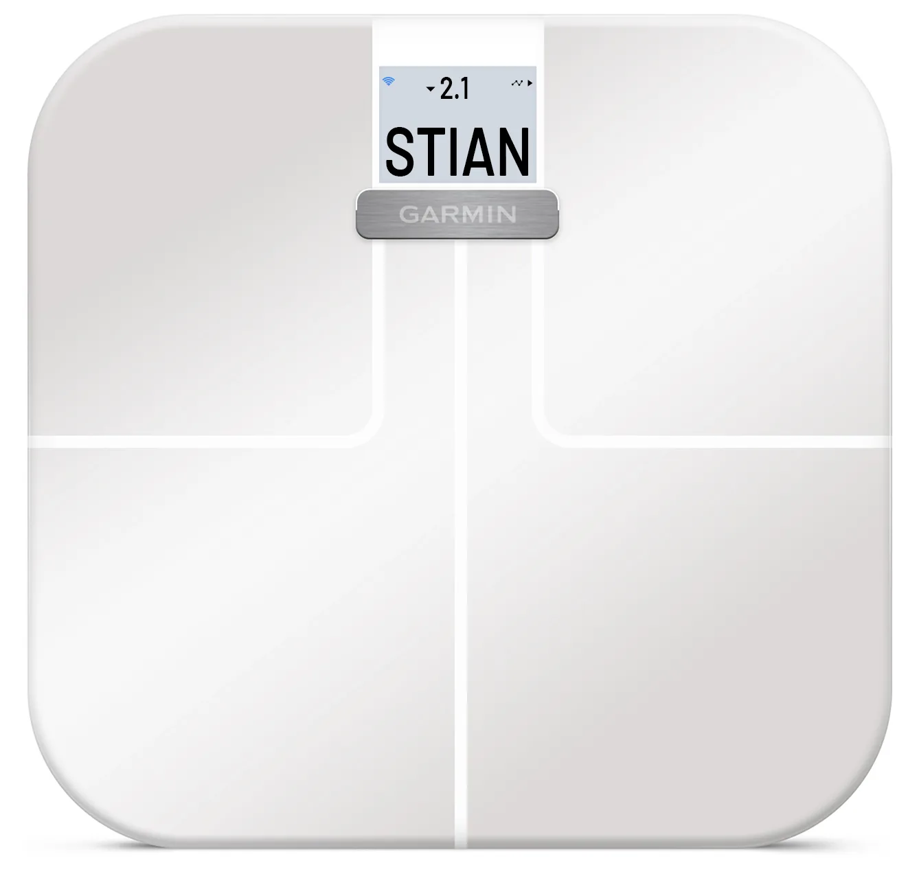 Garmin Index S2 Smart Scale, Intl, White, 1 pack White