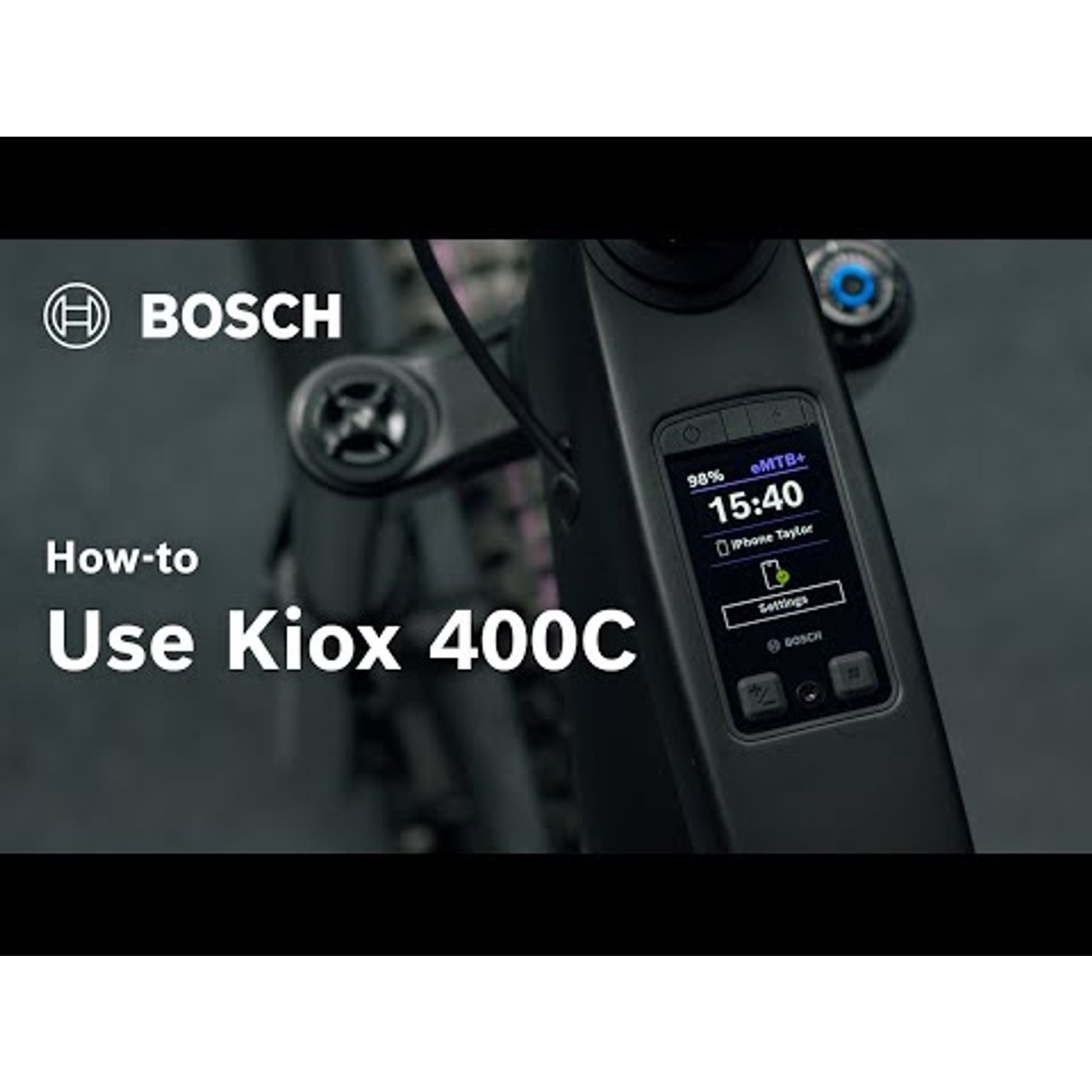 Bosch Kiox 400C Display