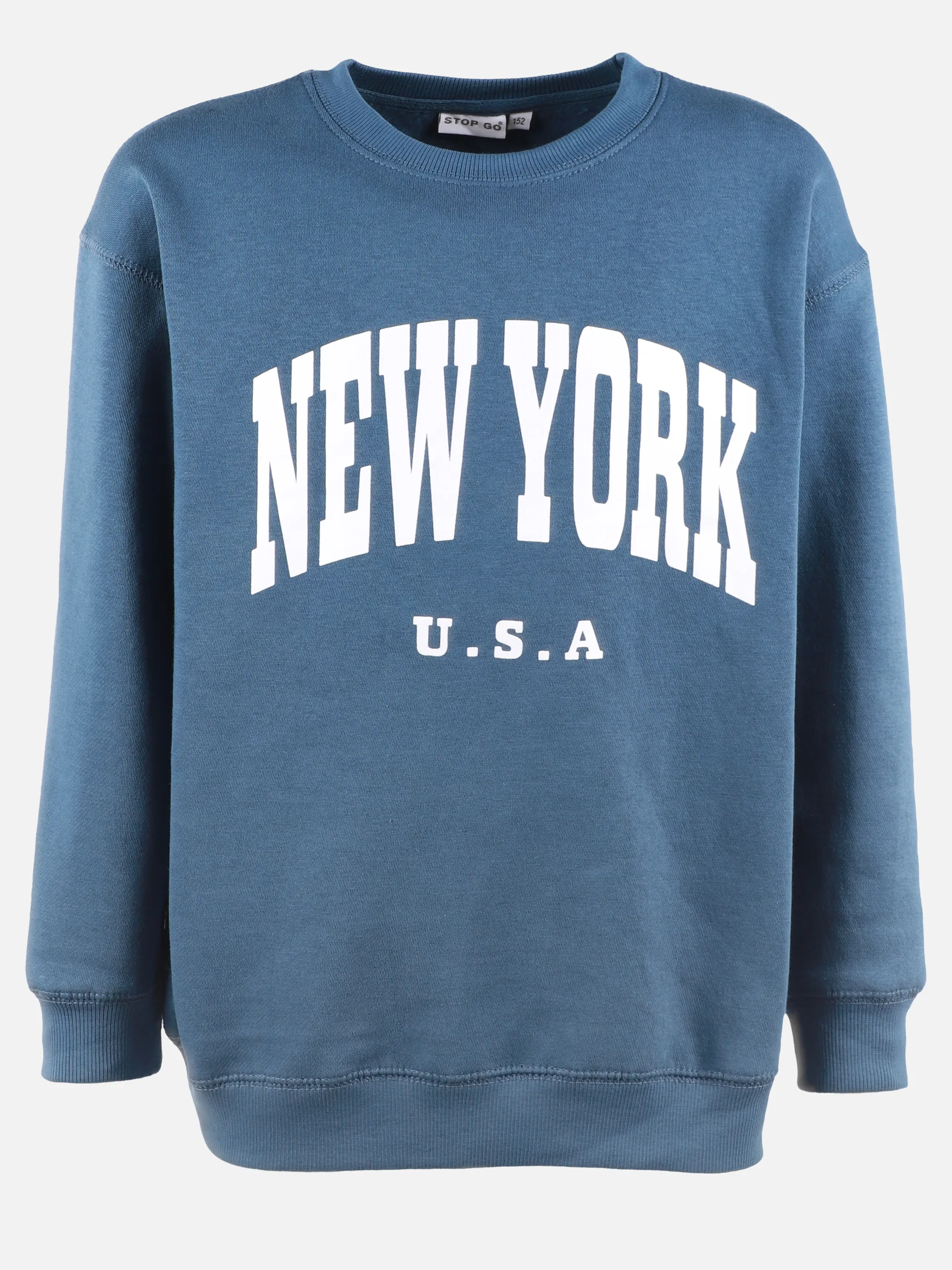 Jungen Sweatshirt mit Schriftprint