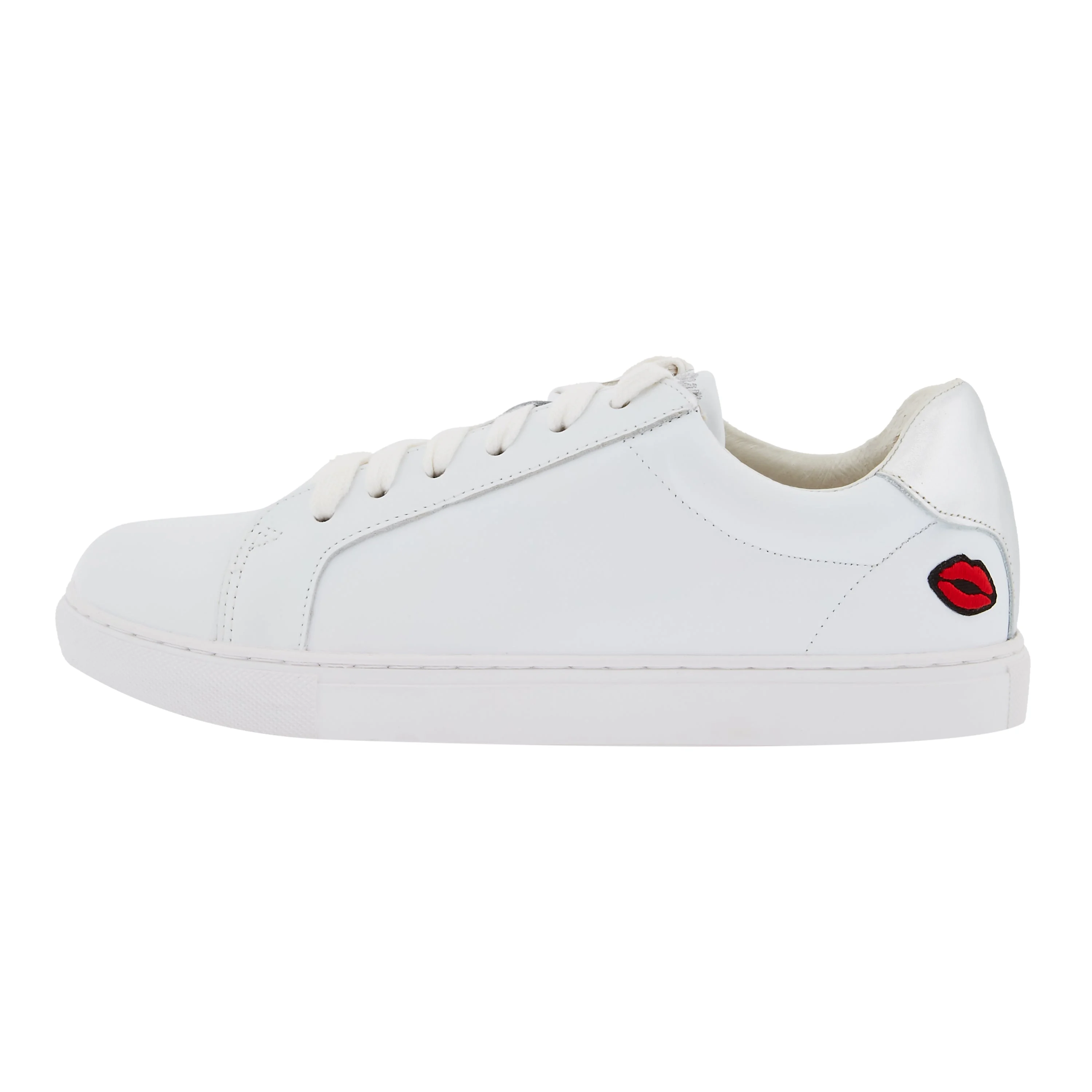 SIMONE PETIT AMOUR - Sneakers en cuir | Blanc