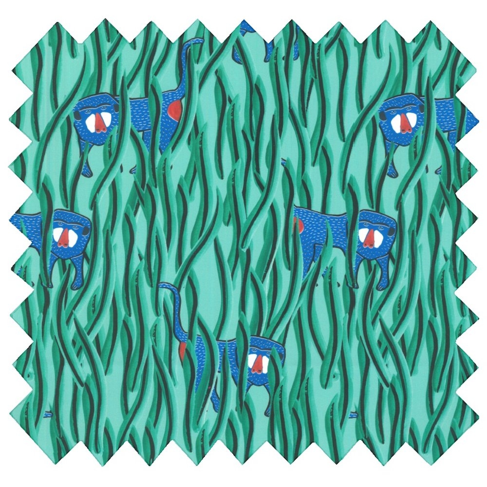 Coupon Tissu 1 M Cache-Cache Babouin