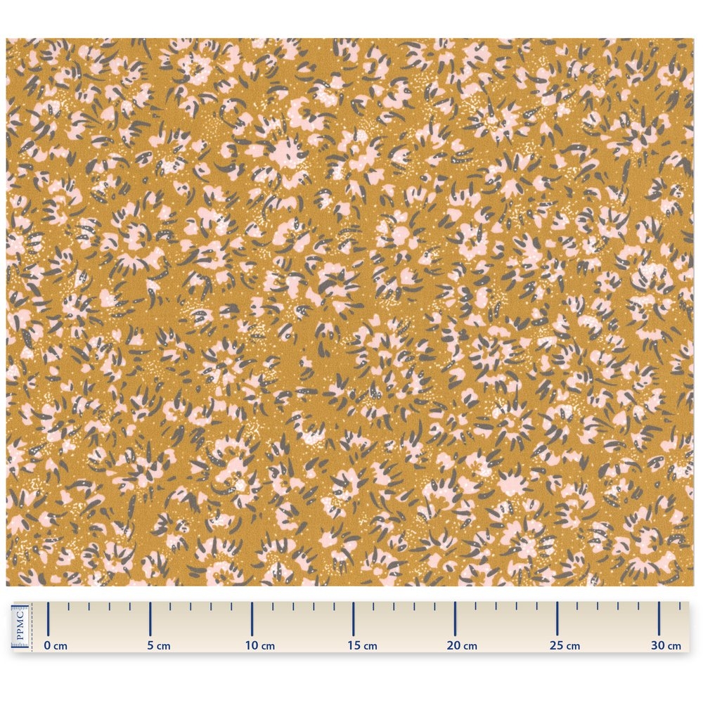 Tissu Coton Au Mètre Gypso Ocre
