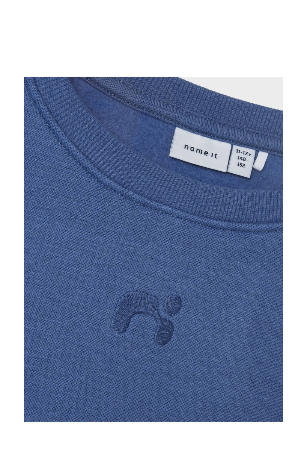 NAME IT sweater NKMOSSY blauw