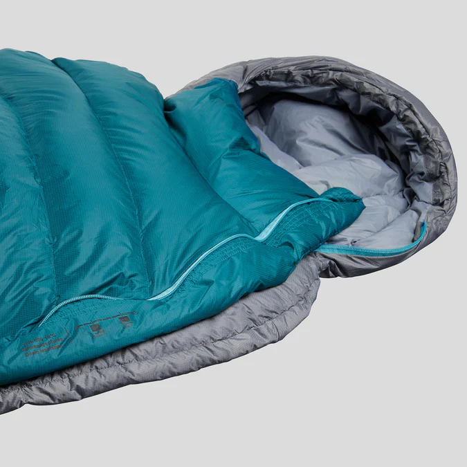 Decathlon Forclaz - Saco de dormir de plumas Forclaz MT900 50°F