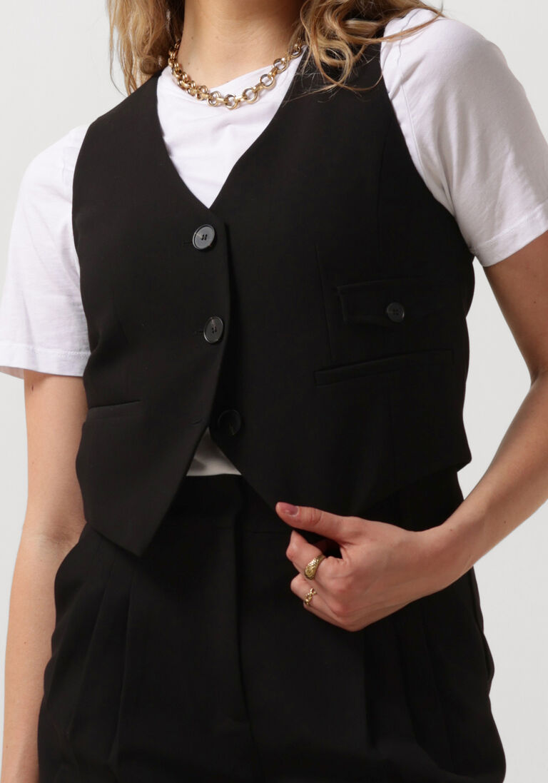 zwarte co'couture gilet vola tailor vest