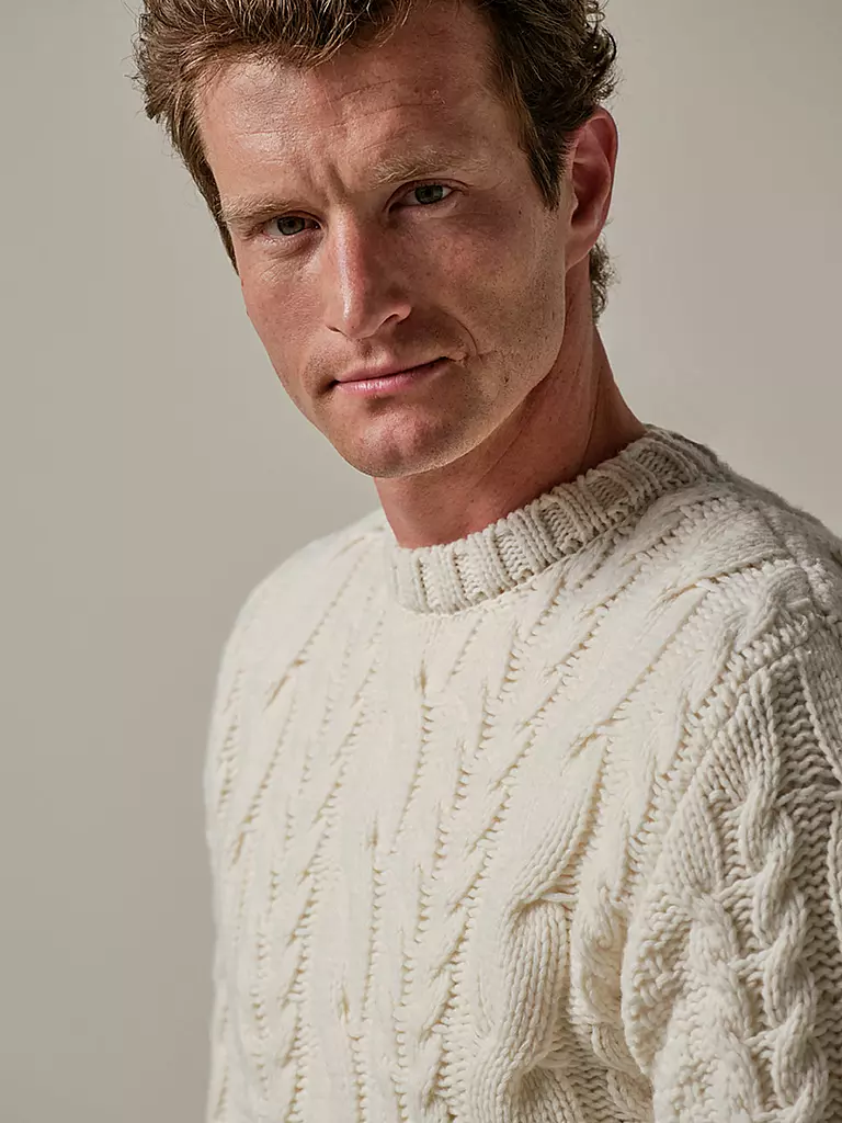 PROFUOMO Pullover creme