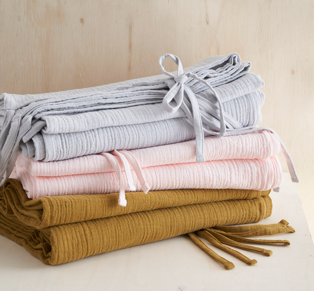 Rideau nouettes gaze de coton