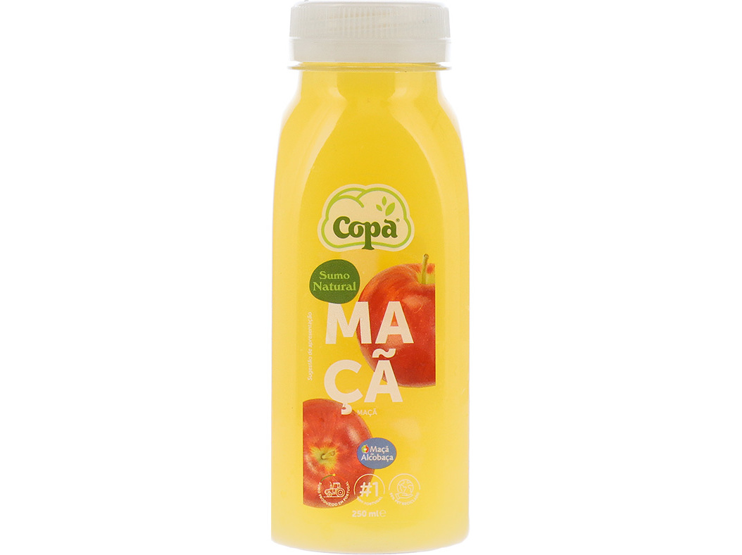 SUMO DE MAÇÃ E ANANÁS COPA 250ML