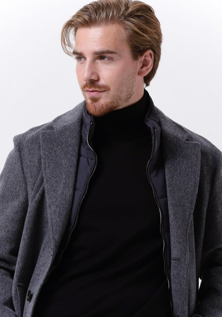 BOSS grijze boss mantel h-hyde-bib