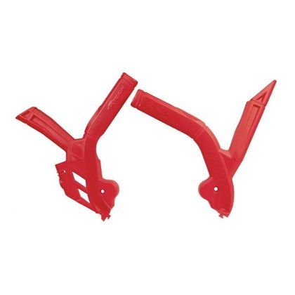 Protège cadre R-tech bi-matiËre Rouge - Rouge