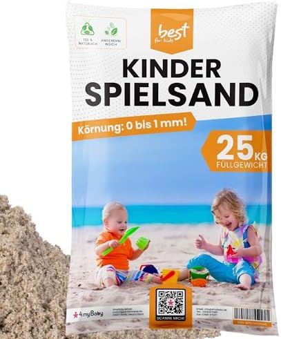 Best for Kids Speelzand kwartszand zand voor zandbak decoratief zand gecertificeerde kwaliteit topkwaliteit