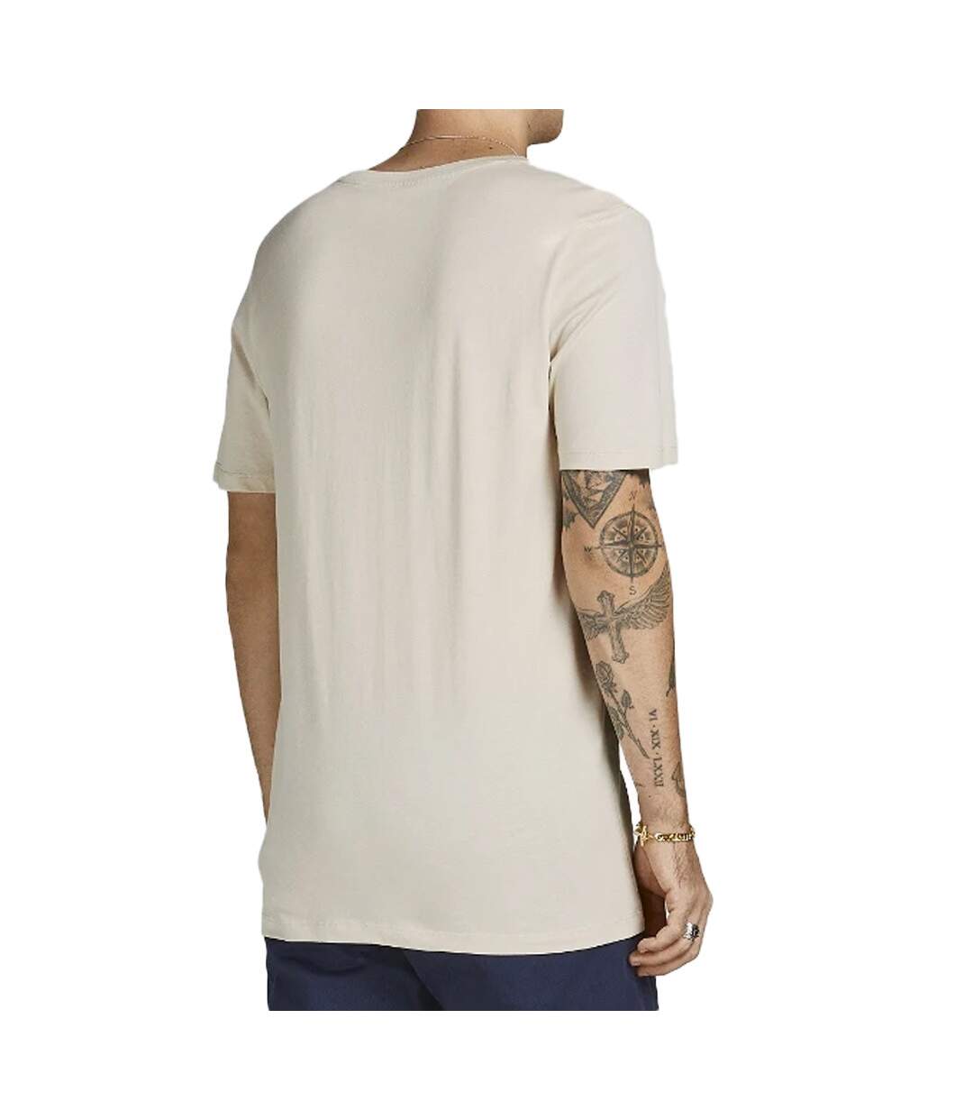 T-shirt Beige Homme Jack & Jones Basic