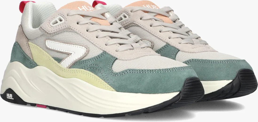 HUB beige hub lage sneakers glide-z