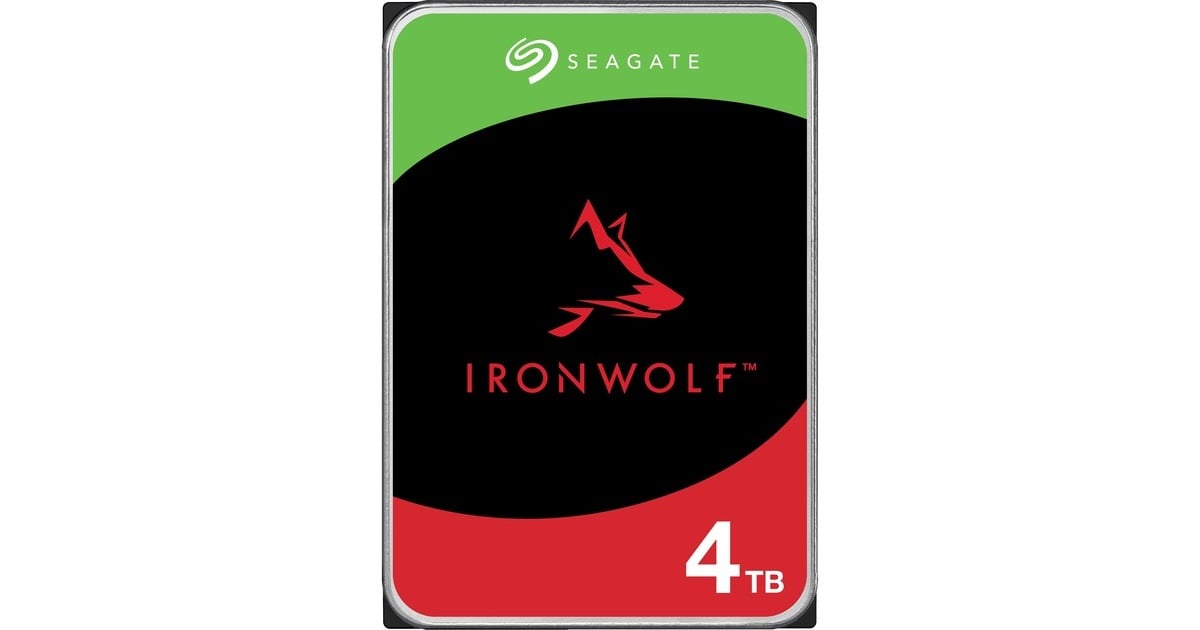 AsustorLockerstor 2 incl. 2x Seagate IronWolf 4 TB harde schijf nas  (Zwart, 2x LAN, HDMI, USB)