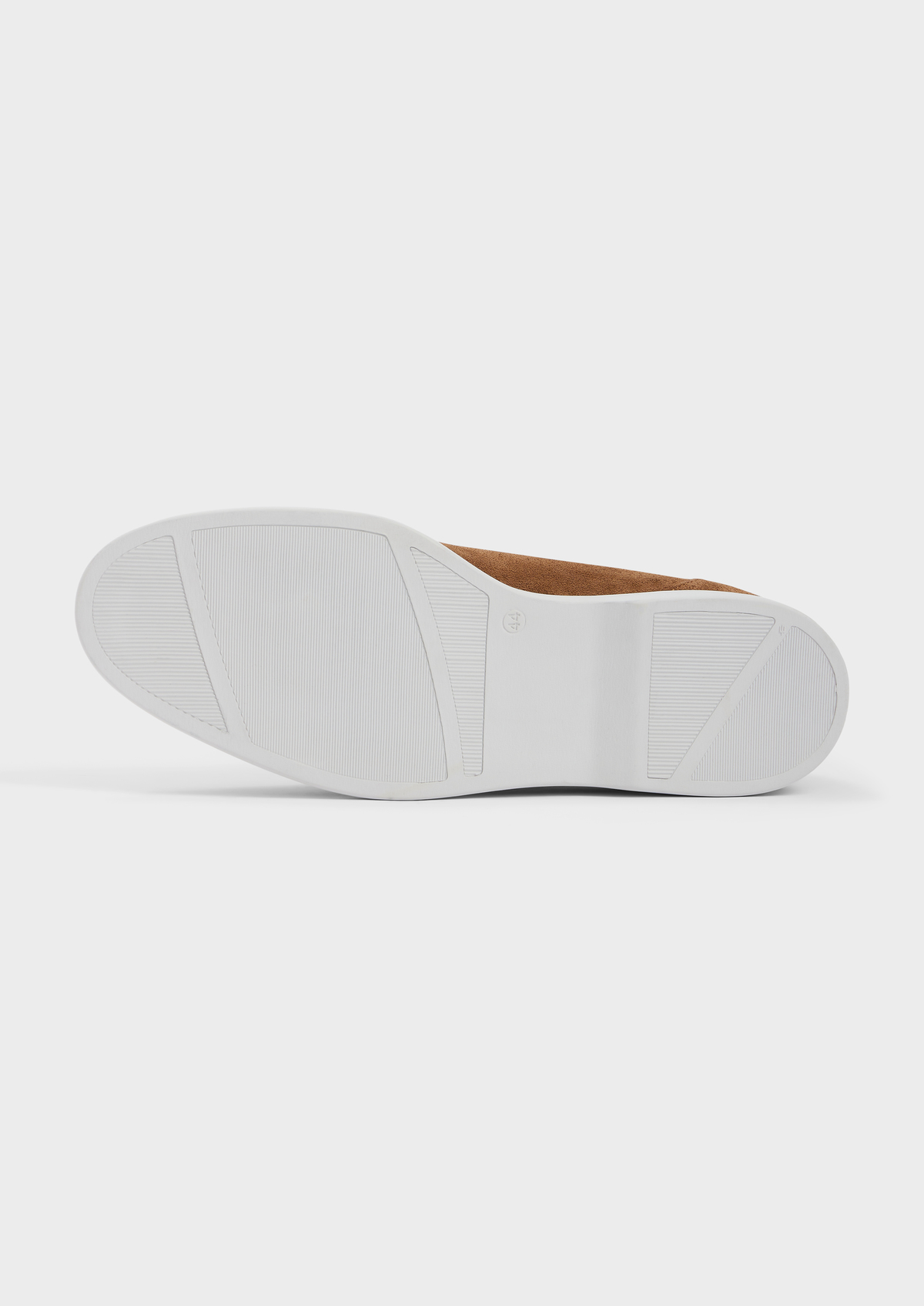 Mocassins en cuir nubuck taupe