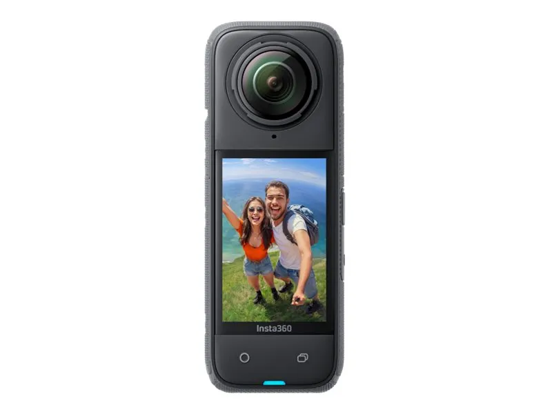 Insta360 X4 - 360° action-kamera - 8K / 30 fps - 72 MP - Wi-Fi, Bluetooth op til 10 m - sort