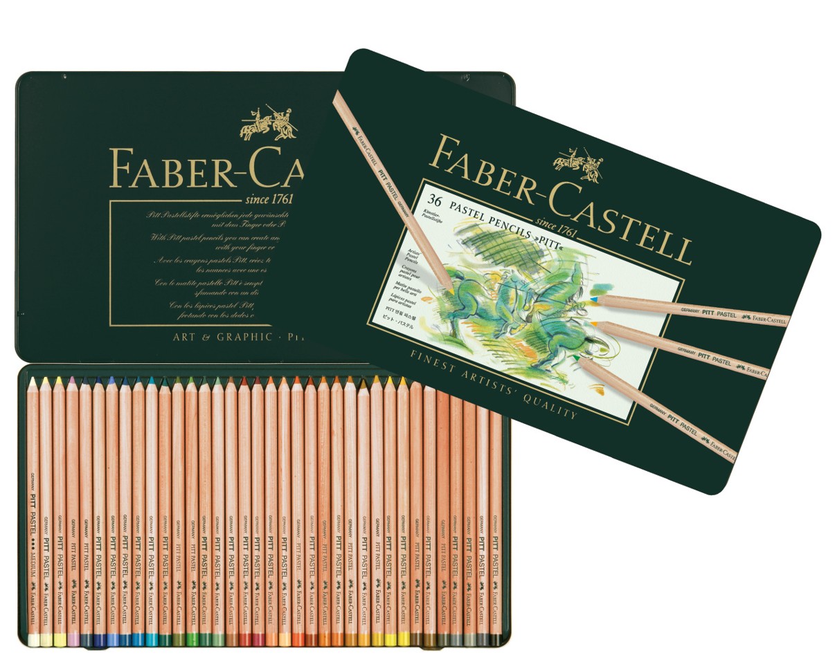 Faber-Castell - Pitt Pastel farveblyanter, 36 stk(112136)