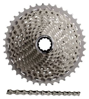 Pack Cassette Shimano XT CS-M8000 11V 11-46   Chaîne Shimano ULTEGRA/XT HG701 11V 126 Maillons