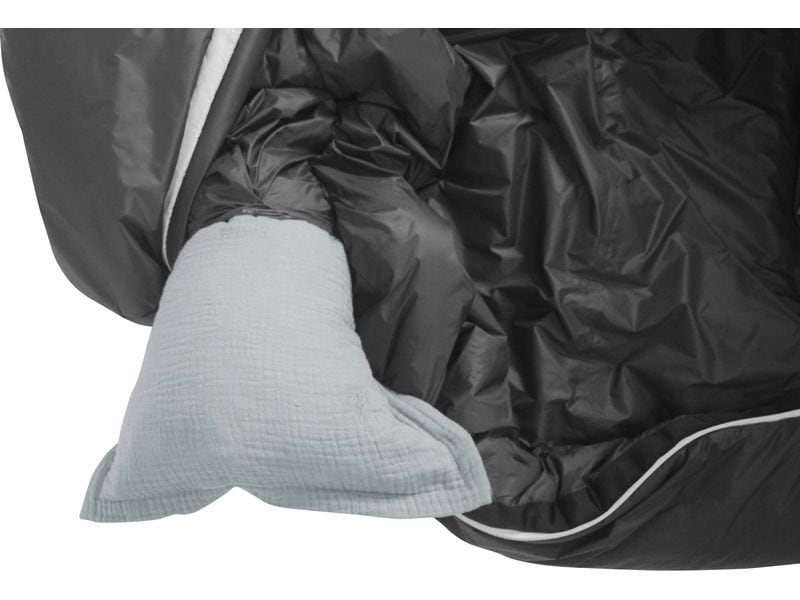 Grüezi Bag Schlafsack Synpod Fusion Zero 185 Nylon, Dark As 3-Season-Schlafsack