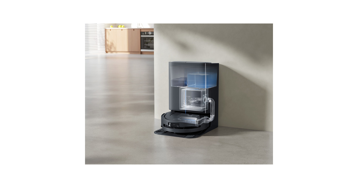 ECOVACSDeebot T80 Omni robotstofzuiger  (Zwart, 18000 Pa | ZeroTangle 3.0 | TruEdge 2.0 + 3D Edge)