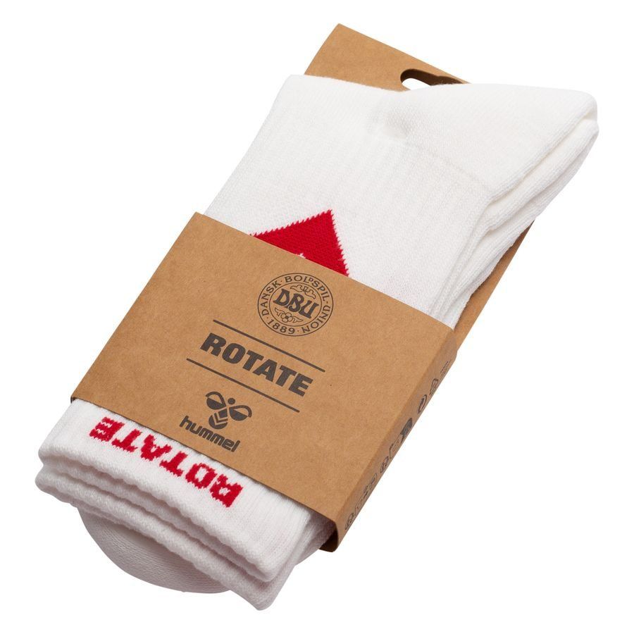 Danemark Chaussettes DBU X ROTATE Pack de 1 - Blanc ÉDITION LIMITÉE