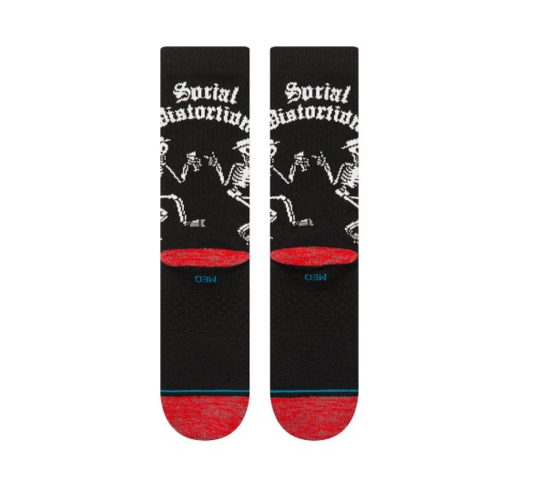 Stance Skelly Dancing Crew Black M