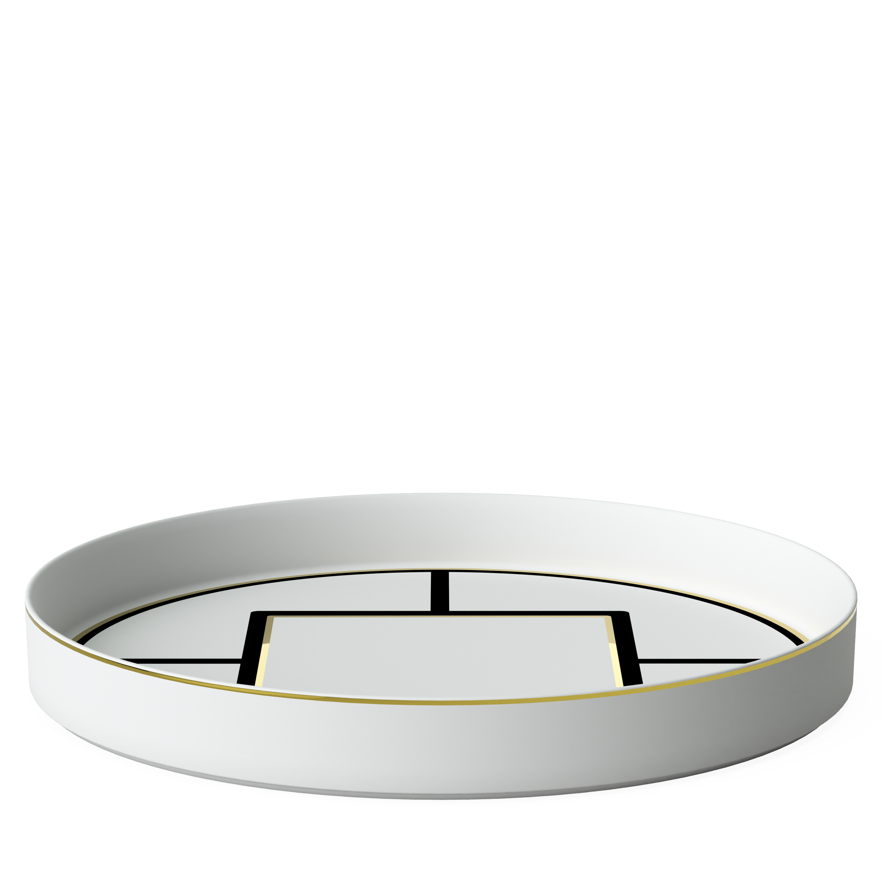MetroChic Centerpiece bowl Multi-colored, 44 oz, Premium Bone Porcelain