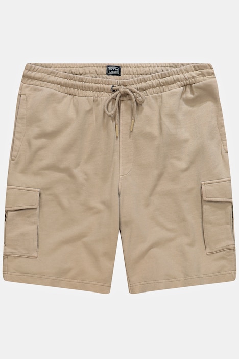 STHUGE Cargo-Bermuda, Elastikbund, Sweat, Relaxed Fit,bis 8 XL