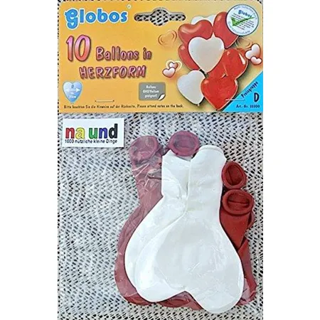 Globos Ballons in Herzform 10 Stück