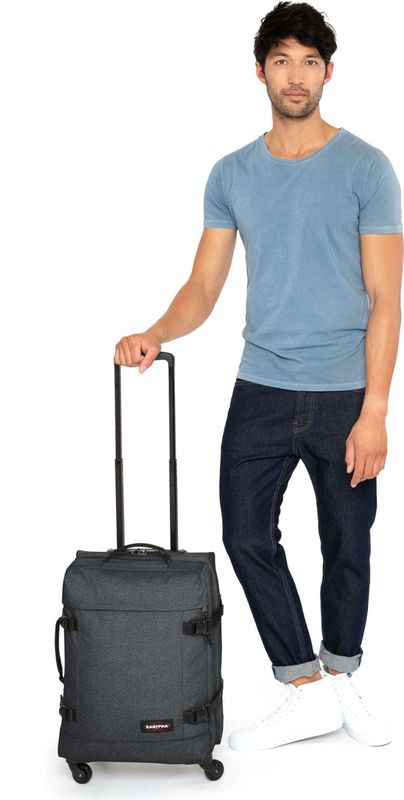 Eastpak - TRANS4 - Koffer - Black Denim - 44 L - Handbagage Goedgekeurd
