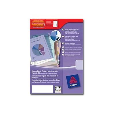 Avery - Double pochette intercalaire 8 positions - A4 Maxi - polypropylène