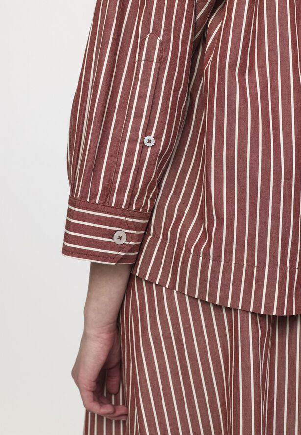 esmé studios ESGry Short Shirt GOTS Roasted russet