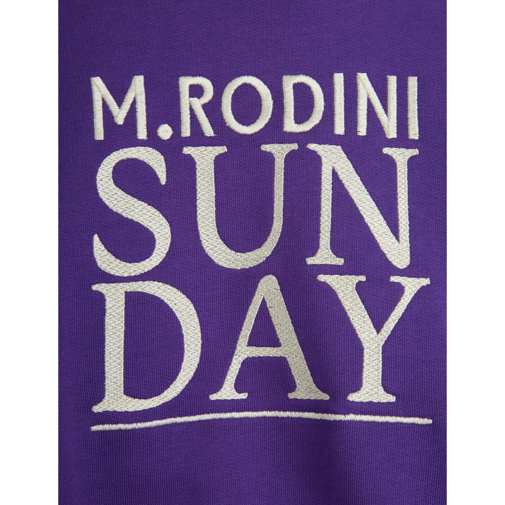 Køb Mini Rodini Purple Sunday Embroidery Sweatshirt