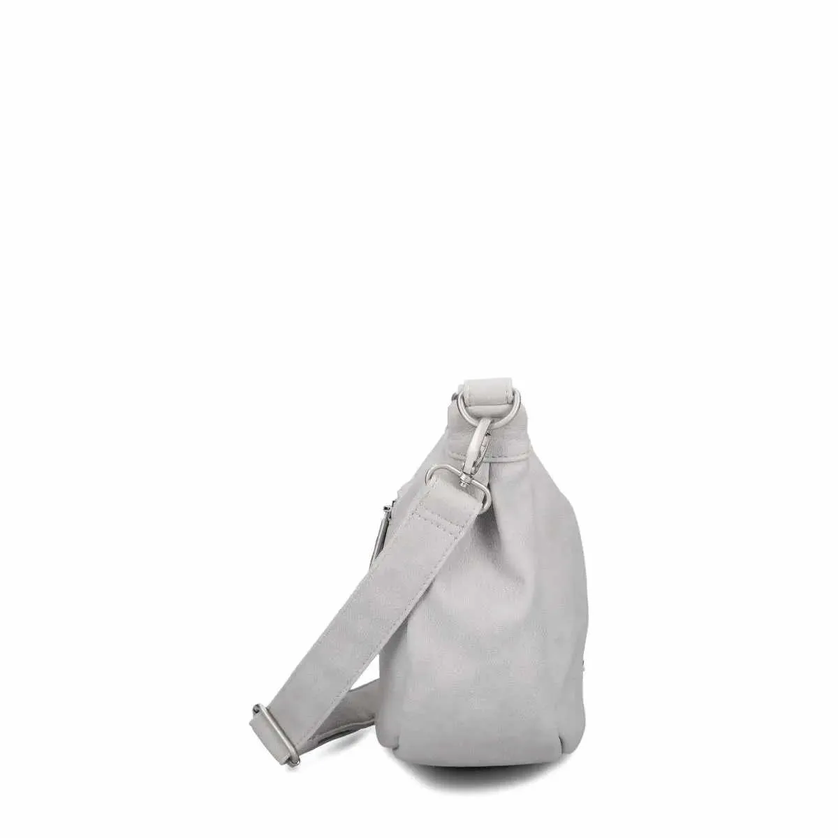 ZWEI Gürteltasche / Bodybag Grau Lederimitat