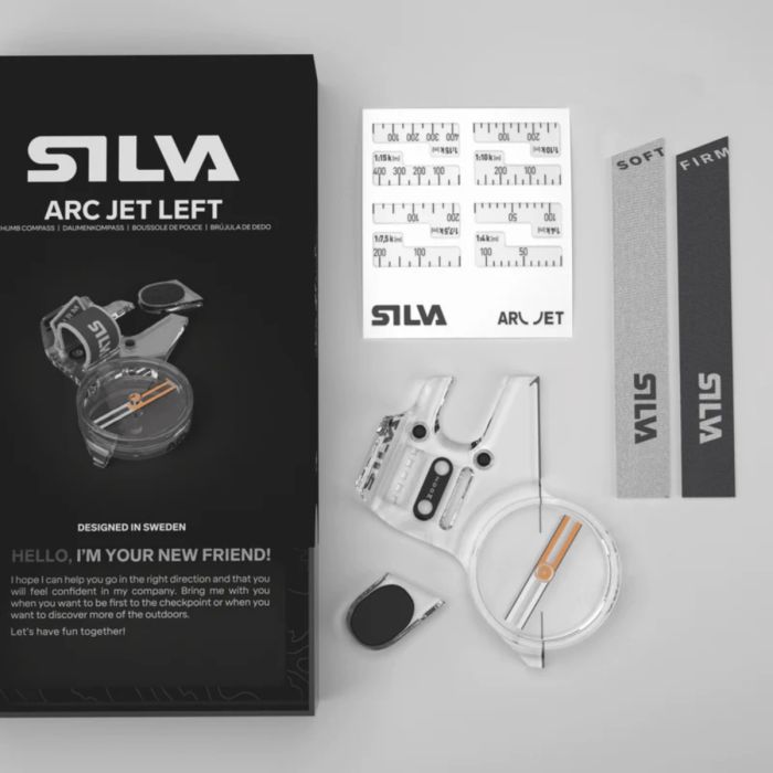 Silva Unisex Kompas og korttilbehør Arc Jet Left Sort