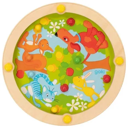 goki Geduldspiele Baustelle, Garten und Bauernhof, 1 Stück, 3-fach sortiert