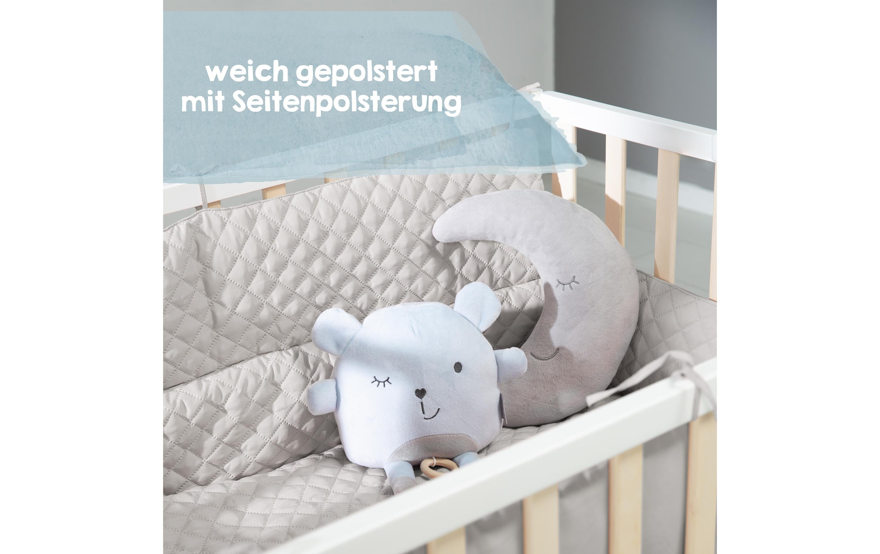 Laufgittermatte universal Silbergrau 75 - 100 x 100 cmLaufgittereinlage für 2 Laufgittergrössen