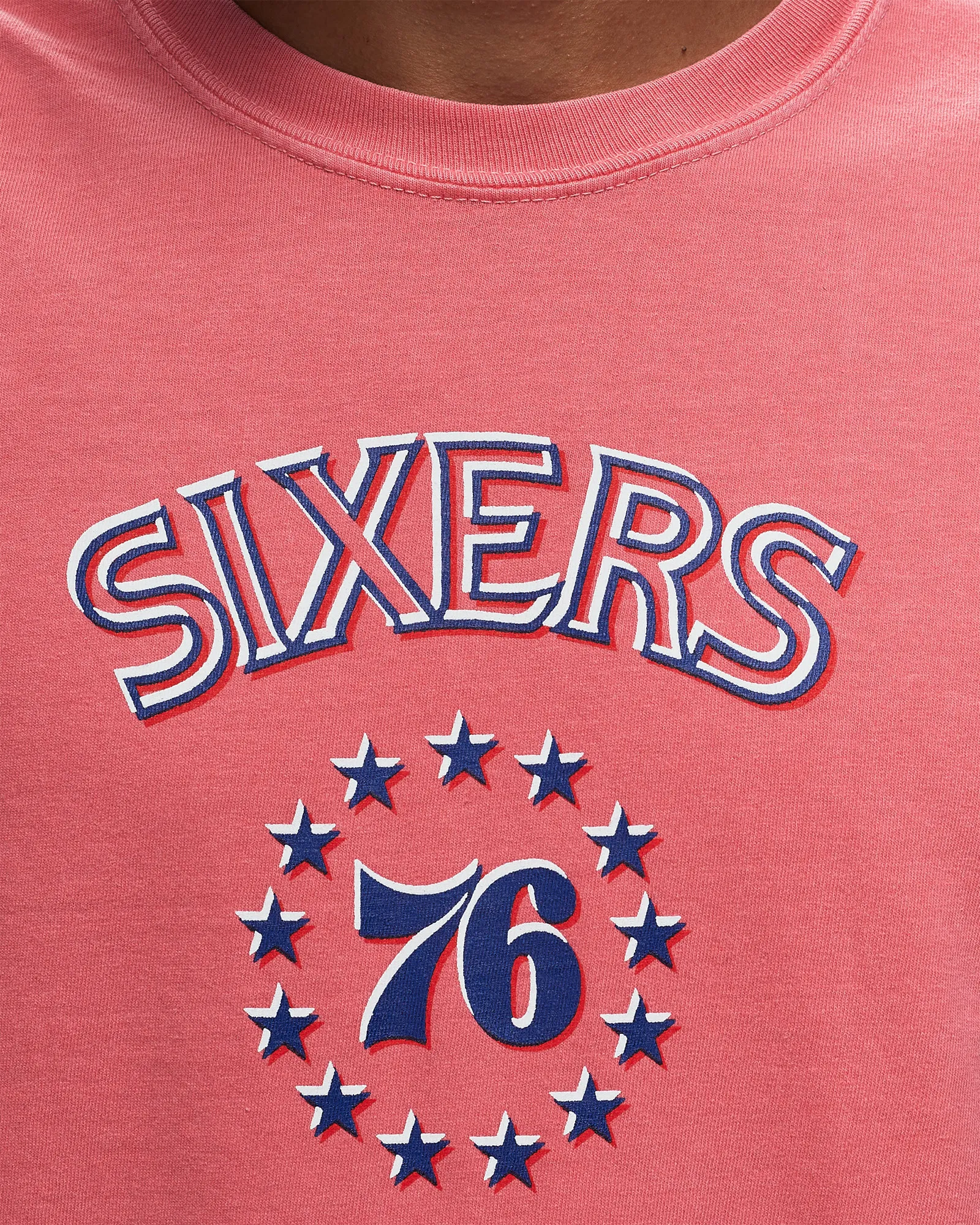 Mitchell & Ness NBA S/S TEE PHILADELPHIA 76ERS GOLDEN HOUR GLAZE