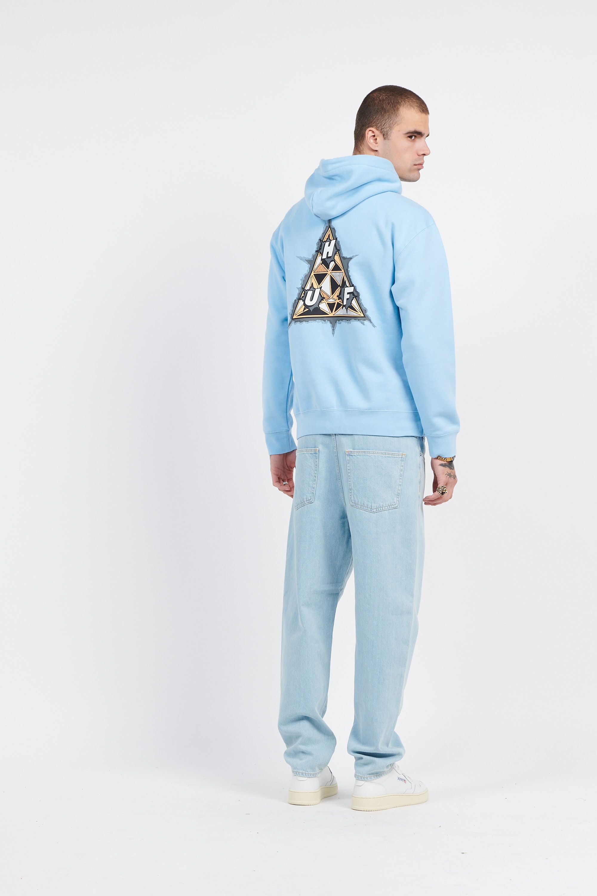 HUF Hoodie Bleu