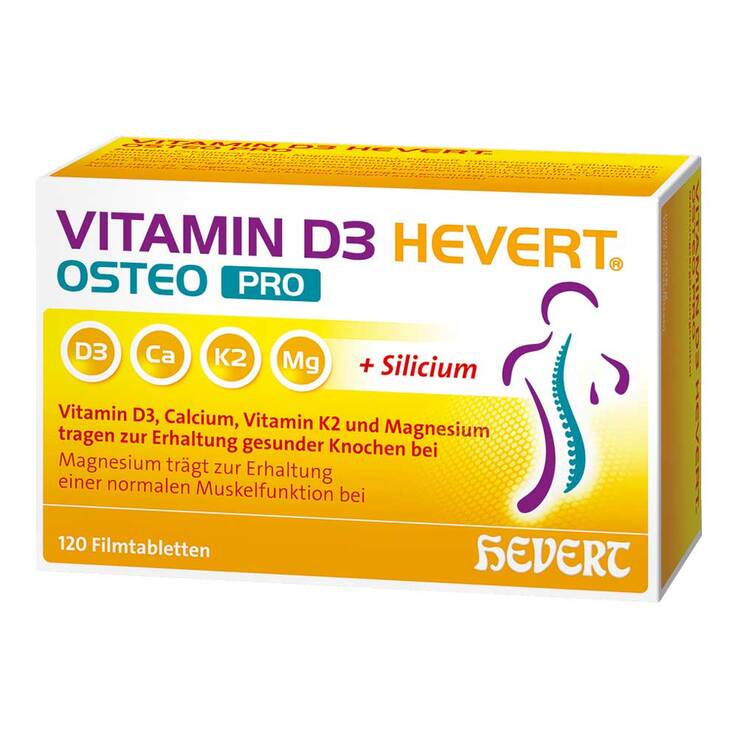 Vitamin D3 Hevert Osteo Pro Filmtabletten, 120 St