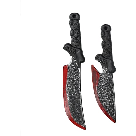 Halloween rustiv kniv - flere varianter - assorteret